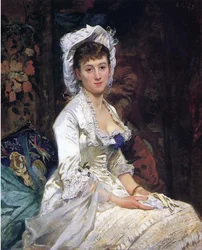Frau in Weiß, 1879
